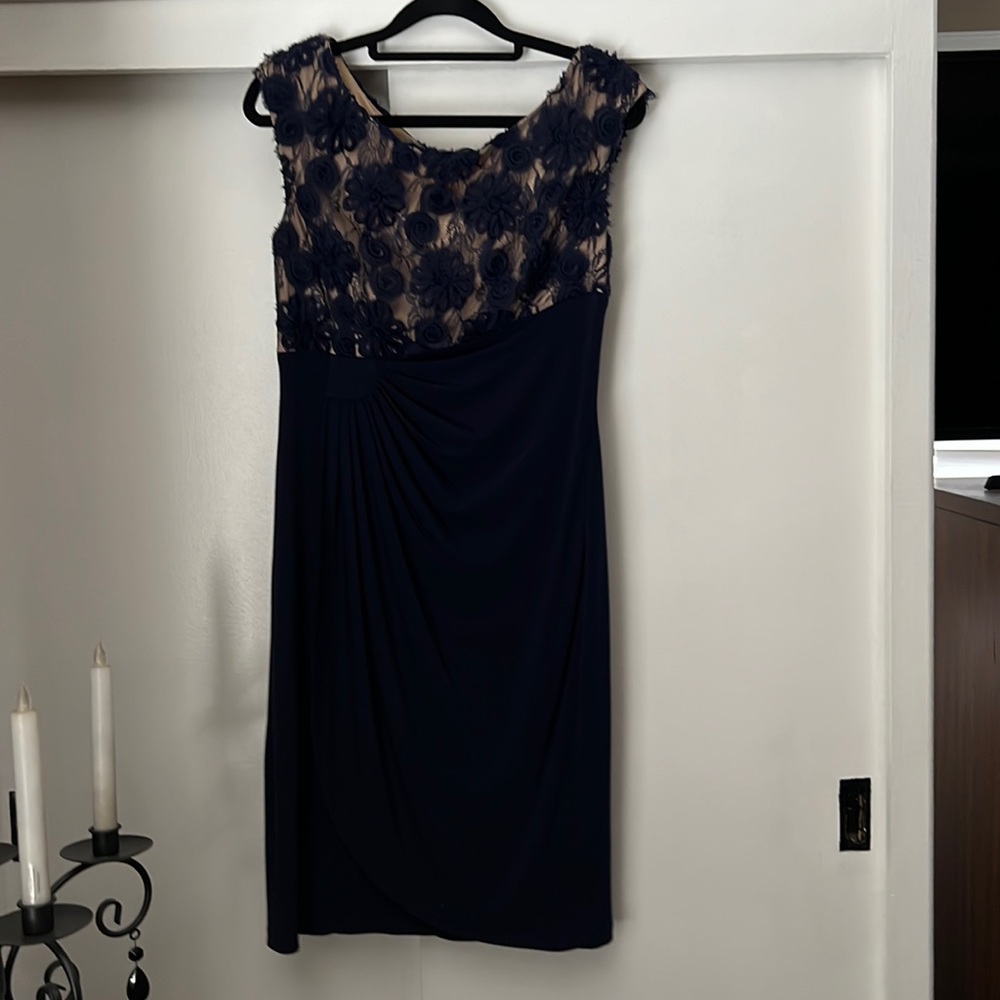 Navy blue dress size 8p